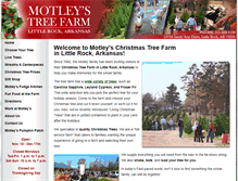 Tablet Screenshot of motleyschristmastrees.com